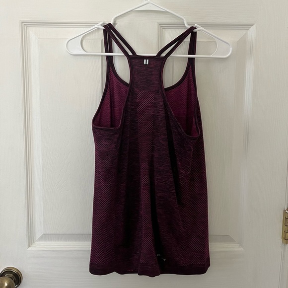 Nike Women's Purple Dri-FIT Tank Top - Picture 2 of 3